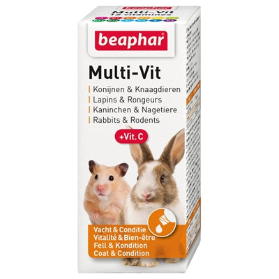 Beaphar Multi-Vitamine Knaagdier En Konijnen